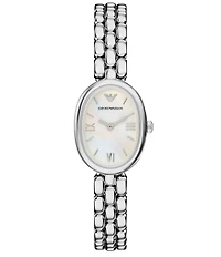 Emporio Armani Women's Sinfonia Quartz Two Hand Stainless Steel Bracelet Watch