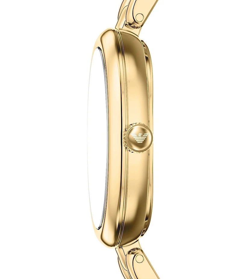 Emporio Armani Women's Sinfonia Quartz Two Hand Stainless Steel Bracelet Watch