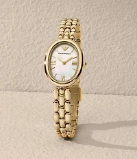 Emporio Armani Women's Sinfonia Quartz Two Hand Stainless Steel Bracelet Watch