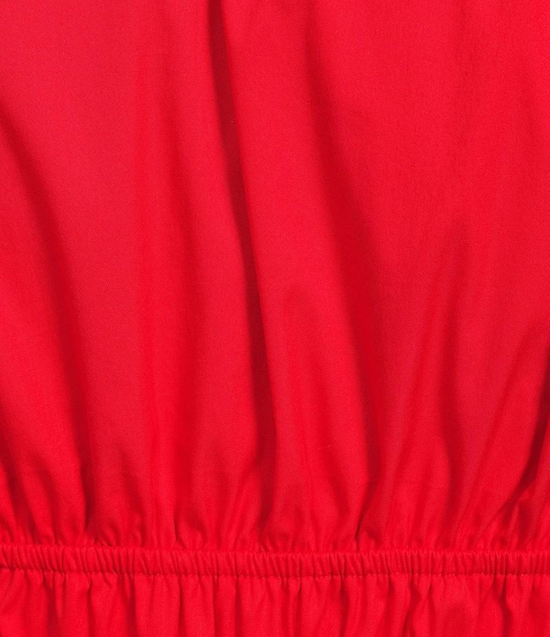 En Saison Emerson V-Neckline Sleeveless Smocked Mini Dress