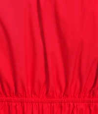 En Saison Emerson V-Neckline Sleeveless Smocked Mini Dress