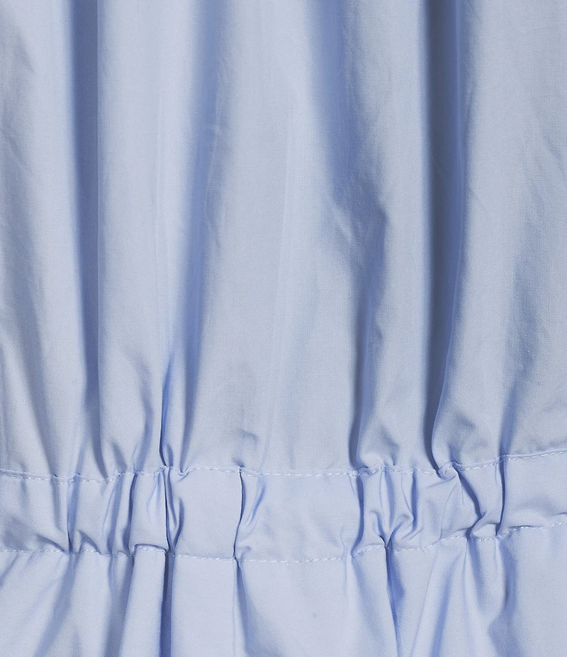 En Saison Lucy Embroidered Collar Neck Long Sleeve Belted A-Line Mini Dress