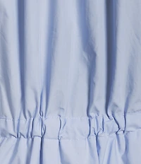 En Saison Lucy Embroidered Collar Neck Long Sleeve Belted A-Line Mini Dress