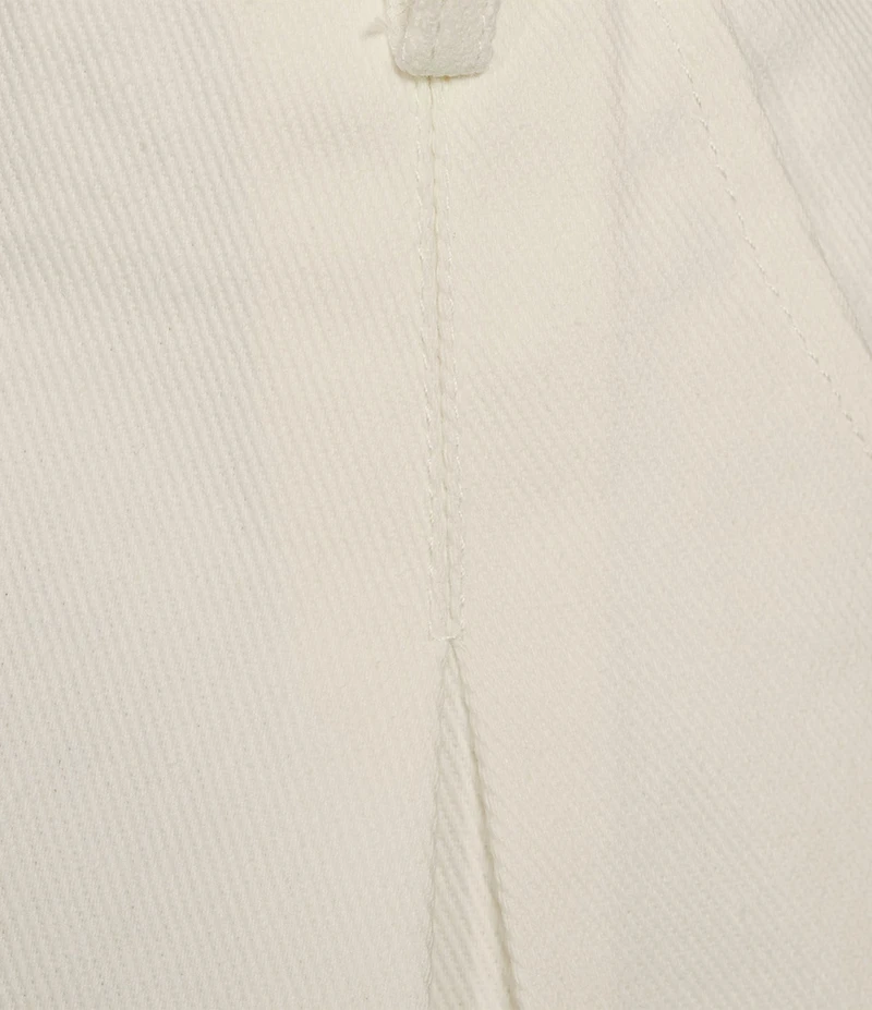 En Saison Oaklynn High Rise Inverted Pleat Denim Shorts