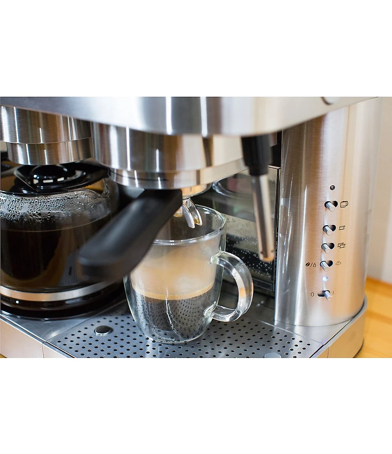Espressione Combination Pump Espresso Machine with Thermo Block System & 10-Cup Drip Coffeemaker