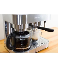 Espressione Combination Pump Espresso Machine with Thermo Block System & 10-Cup Drip Coffeemaker