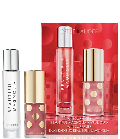 Estee Lauder Mini Surprises Beautiful Magnolia and Lip Oil Duo Gift Set