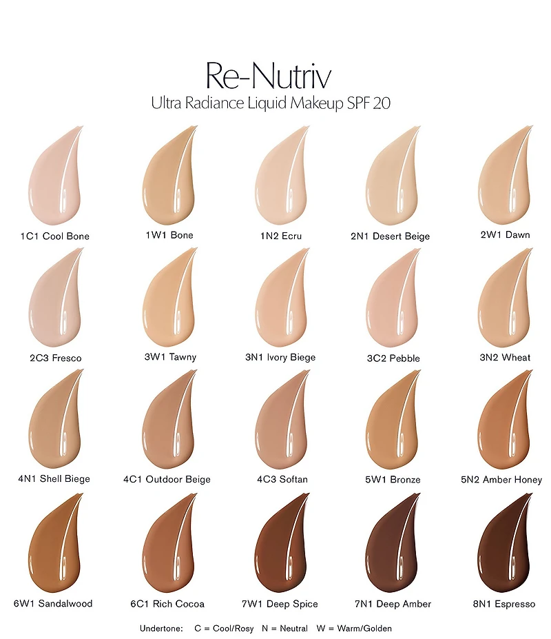Estee Lauder Re-Nutriv Ultra Radiance Liquid Makeup SPF 20
