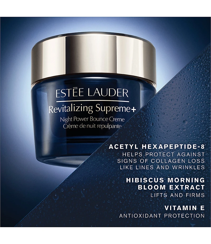 Estee Lauder Revitalizing Supreme+ Night Power Bounce Creme Moisturizer