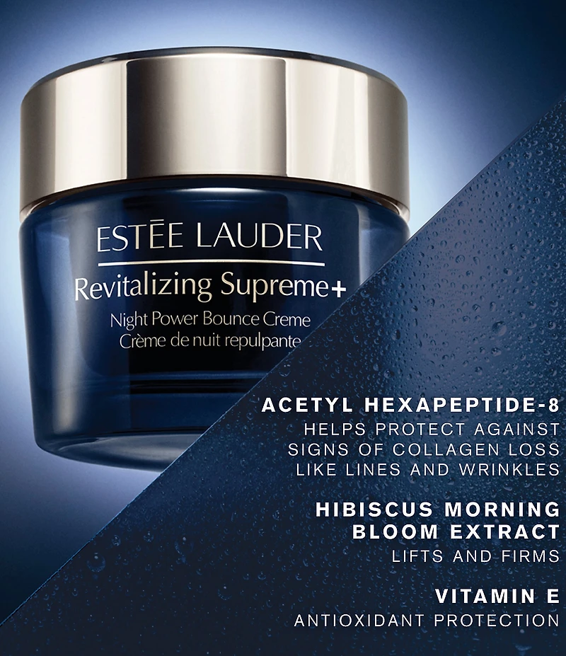 Estee Lauder Revitalizing Supreme+ Night Power Bounce Creme Refillable Moisturizer