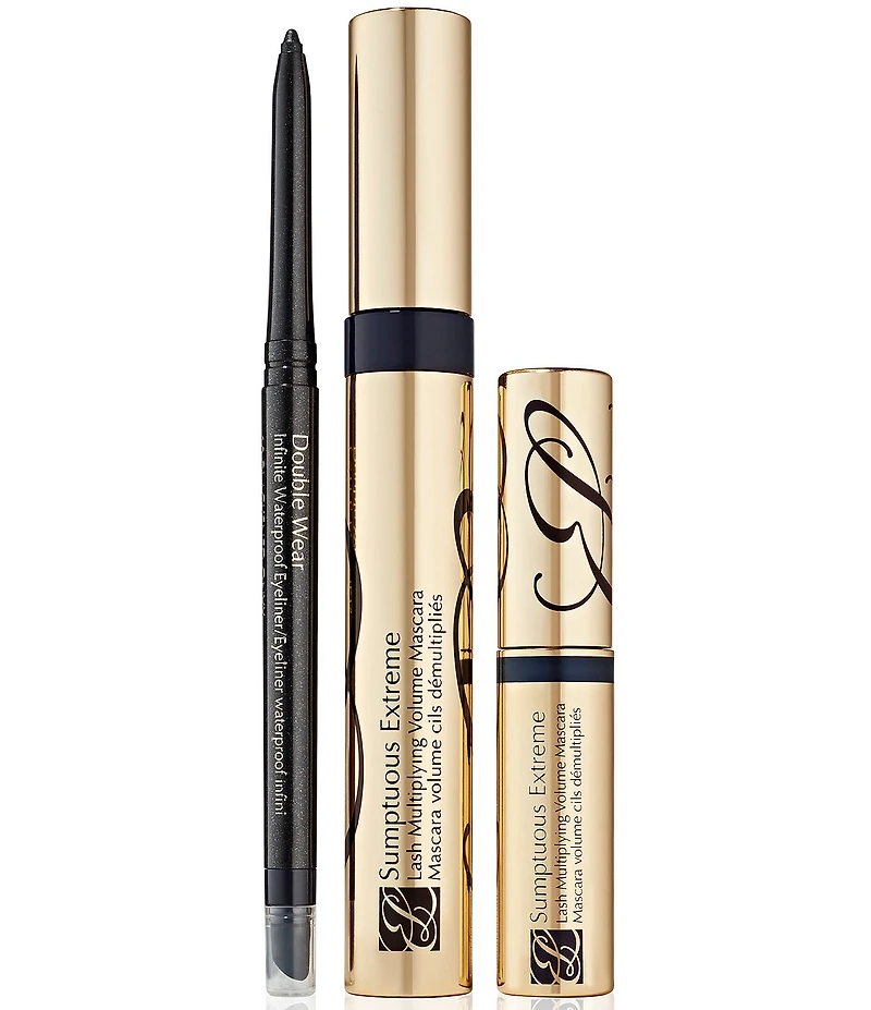 Estee Lauder Sumptuous Extreme Mascara + Eyeliner Trio Gift Set