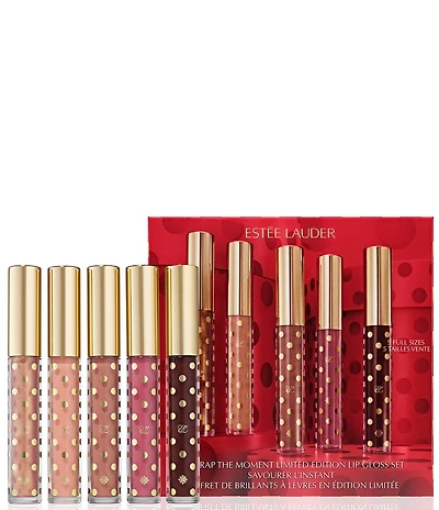 Estee Lauder Unwrap The Moment 5-Piece Holiday Lip Gloss Gift Set