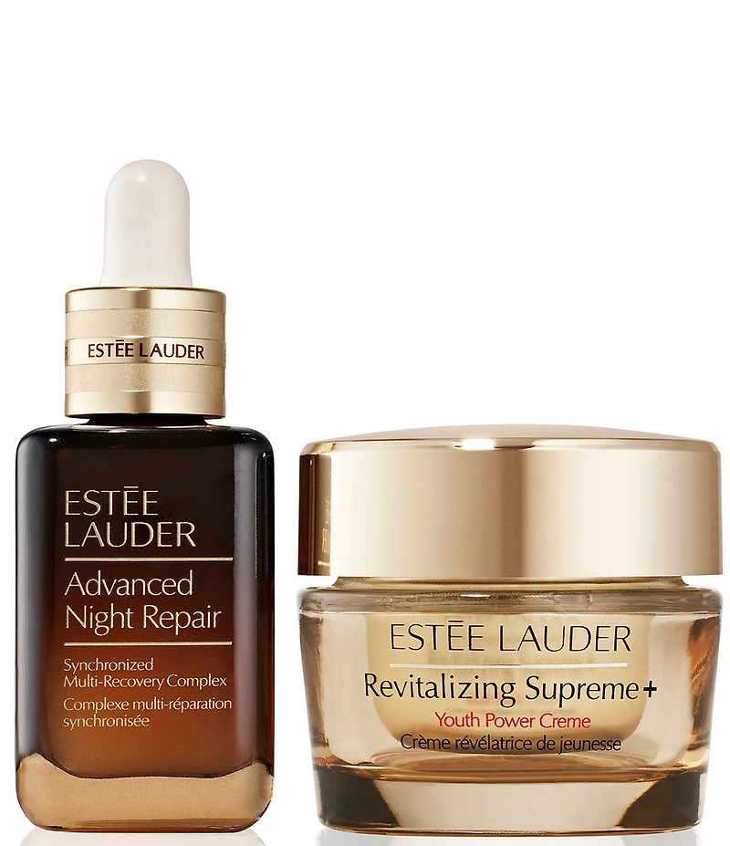 Estee Lauder Youth Keepers Unwrapped - Lift, Firm, and Glow Serum and Moisturizer Gift Set