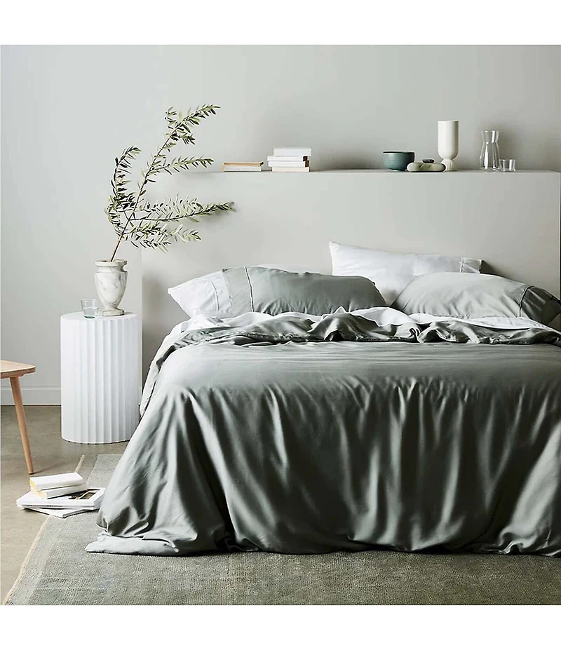 Ettitude Signature Sateen CleanBamboo® Duvet Cover