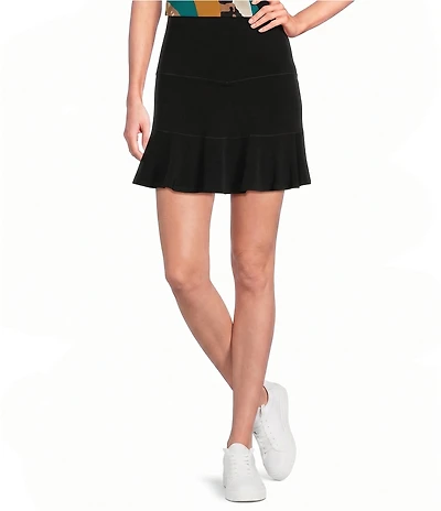 Eva Varro Active Sport Knit Flounce Hem Pull-On Skort