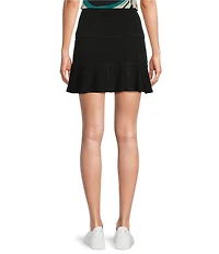 Eva Varro Active Sport Knit Flounce Hem Pull-On Skort