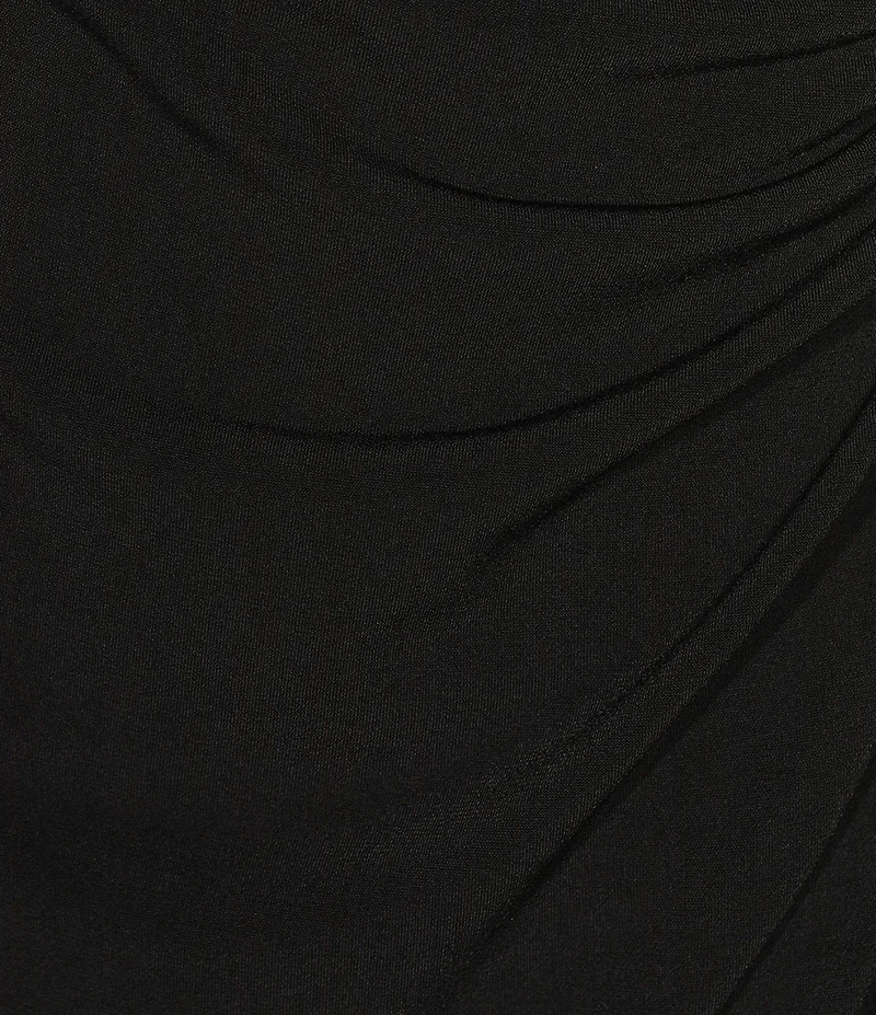Eva Varro Fold Over V-Neck 3/4 Sleeve Tunic