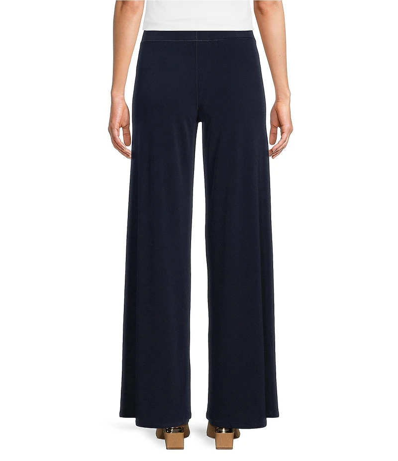 Eva Varro Knit Elastic Waist Wide Leg Pants
