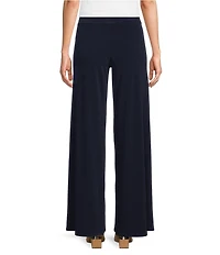 Eva Varro Knit Elastic Waist Wide Leg Pants