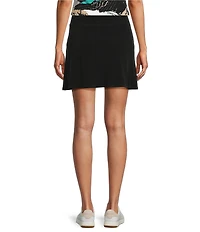 Eva Varro Knit Jersey Pull-On Mini Skort