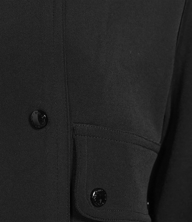 Eva Varro Notch Lapel Long Sleeve Double-Breasted Pilot Jacket