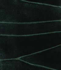 Eva Varro Velvet Round Neck 3/4 Sleeve Midi Dress