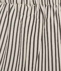 Every Coordinating Knit Striped Mid Rise Gaucho Wide Leg Pants