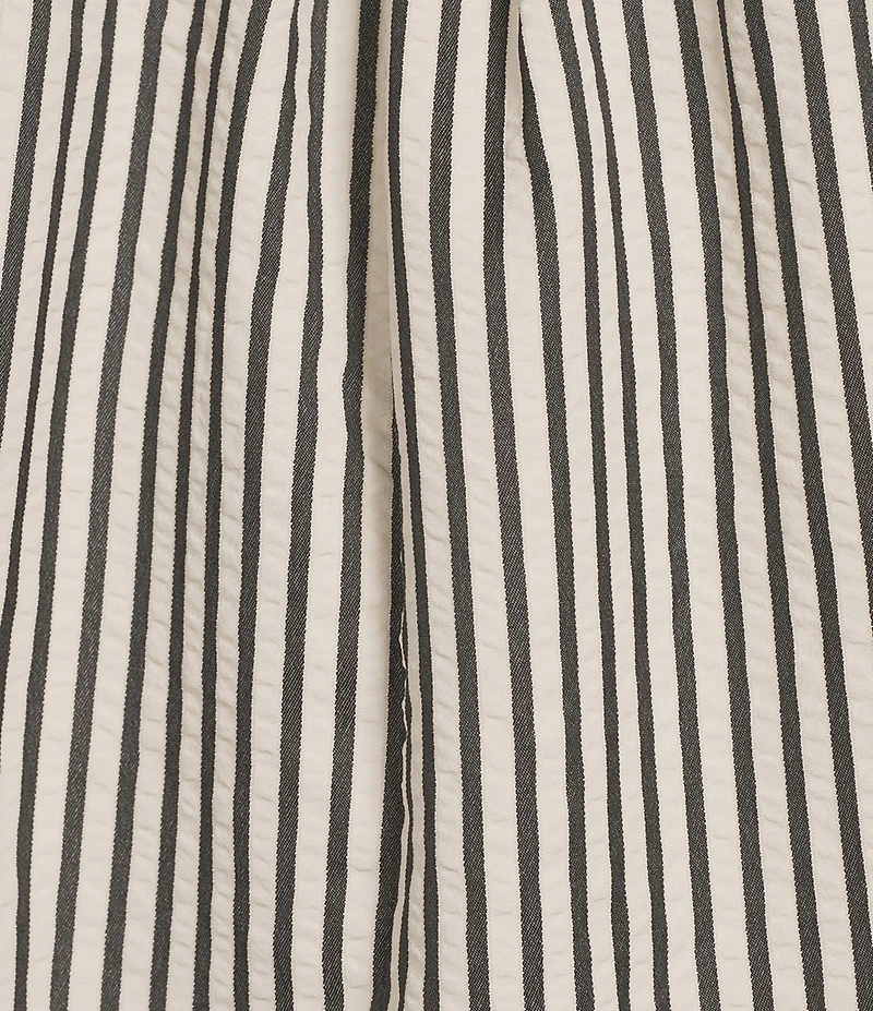 Every Coordinating Knit Striped Scoop Neck Sleeveless Babydoll Top