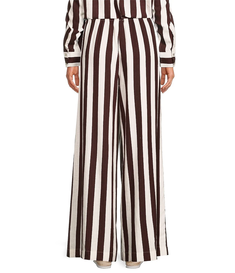 Every Coordinating Striped Pull On Drawstring Pants