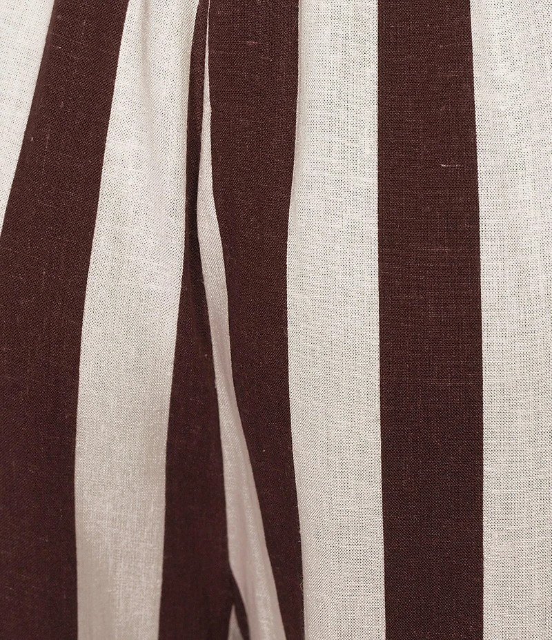 Every Coordinating Striped Pull On Drawstring Pants