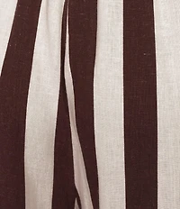 Every Coordinating Striped Pull On Drawstring Pants