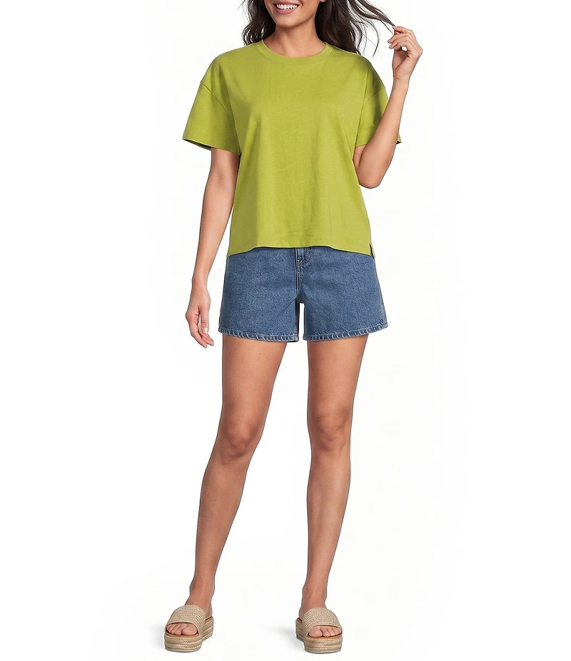 Every Crew Neck Short Sleeve Boxy Tee