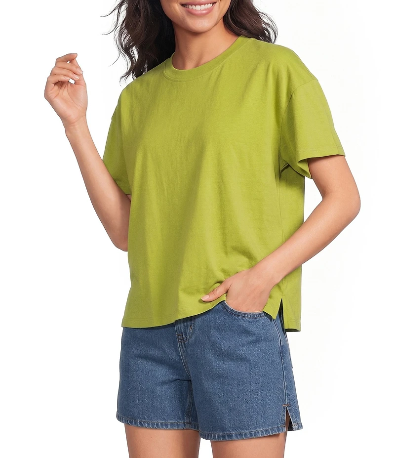 Every Crew Neck Short Sleeve Boxy Tee