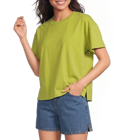 Every Crew Neck Short Sleeve Boxy Tee