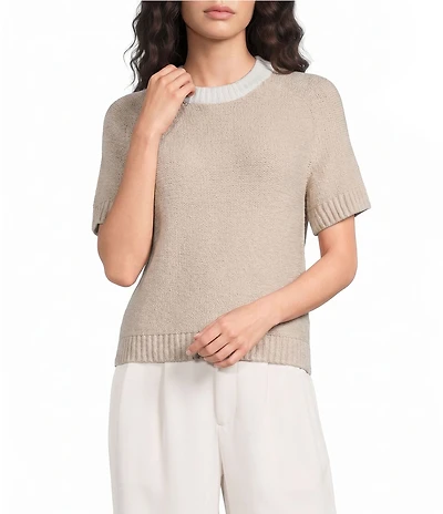 Every Crew Neck Short Sleeve Sweater
