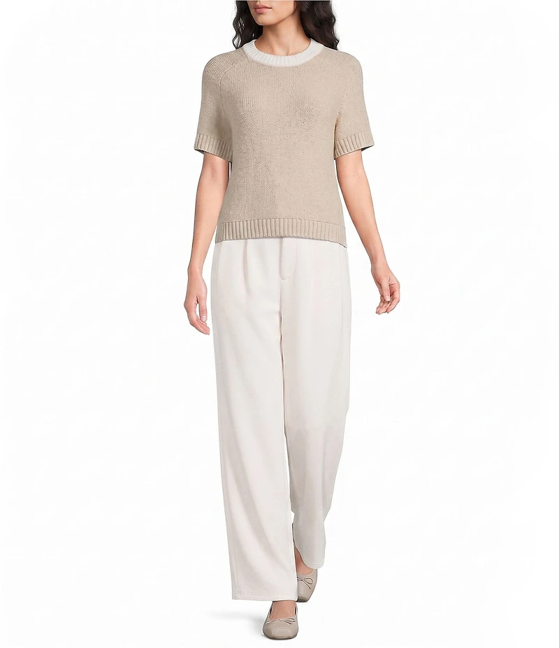 Every Crew Neck Short Sleeve Sweater