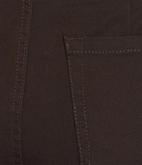 Every Denim Flat Front High Rise Frayed Hem Pants
