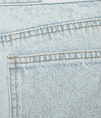 Every Denim Mid Rise Raw Hem Mini Shorts