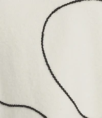 Every Knit Abstract Crew Neck Long Sleeve Sweater