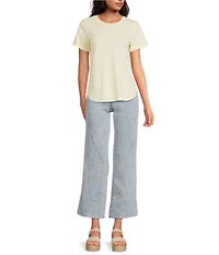 Every Knit Crew Neck Short Sleeve Tee