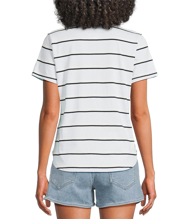 Every Knit Crew Neck Short Sleeves Tee Shirt