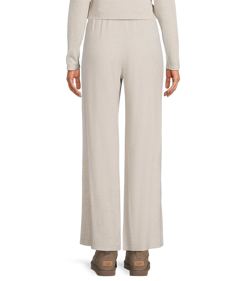 Every Knit Mid Rise Lounge Wide Leg Full Length Pants
