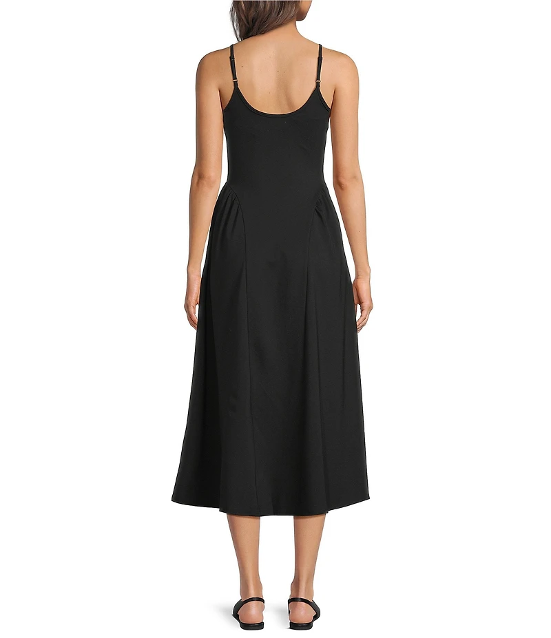 Every Knit Scoop Neck Sleeveless Midi Dress