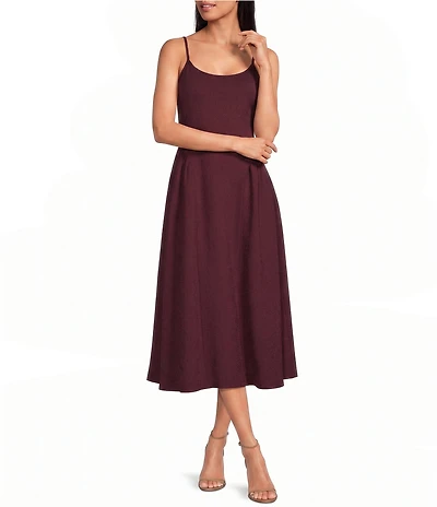 Every Knit Scoop Neck Sleeveless Midi Dress
