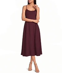Every Knit Scoop Neck Sleeveless Midi Dress