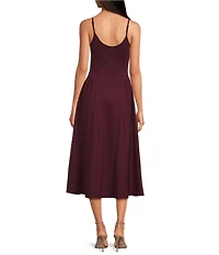 Every Knit Scoop Neck Sleeveless Midi Dress