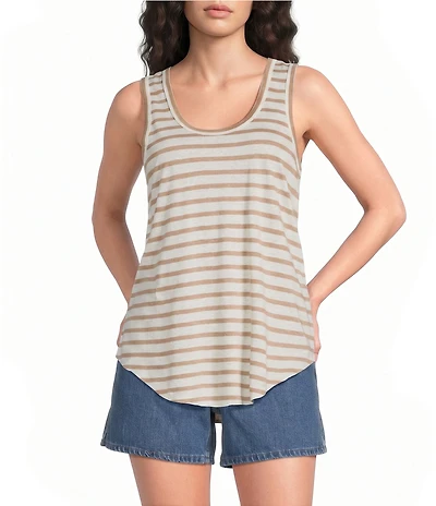 Every Knit Scoop Neck Sleeveless Racerback Tank