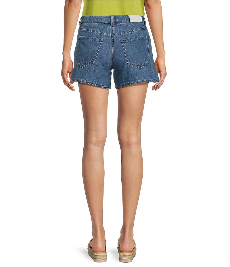 Every Knit Side Slit Denim Short