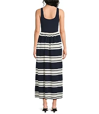 Every Round Neck Sleeveless A-Line Tank Dress