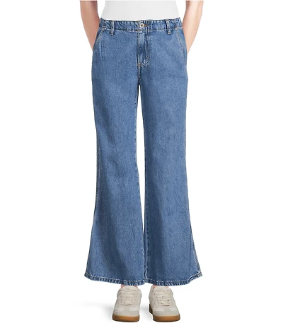 Every Stretch Denim Mid Rise Wide Leg Jeans